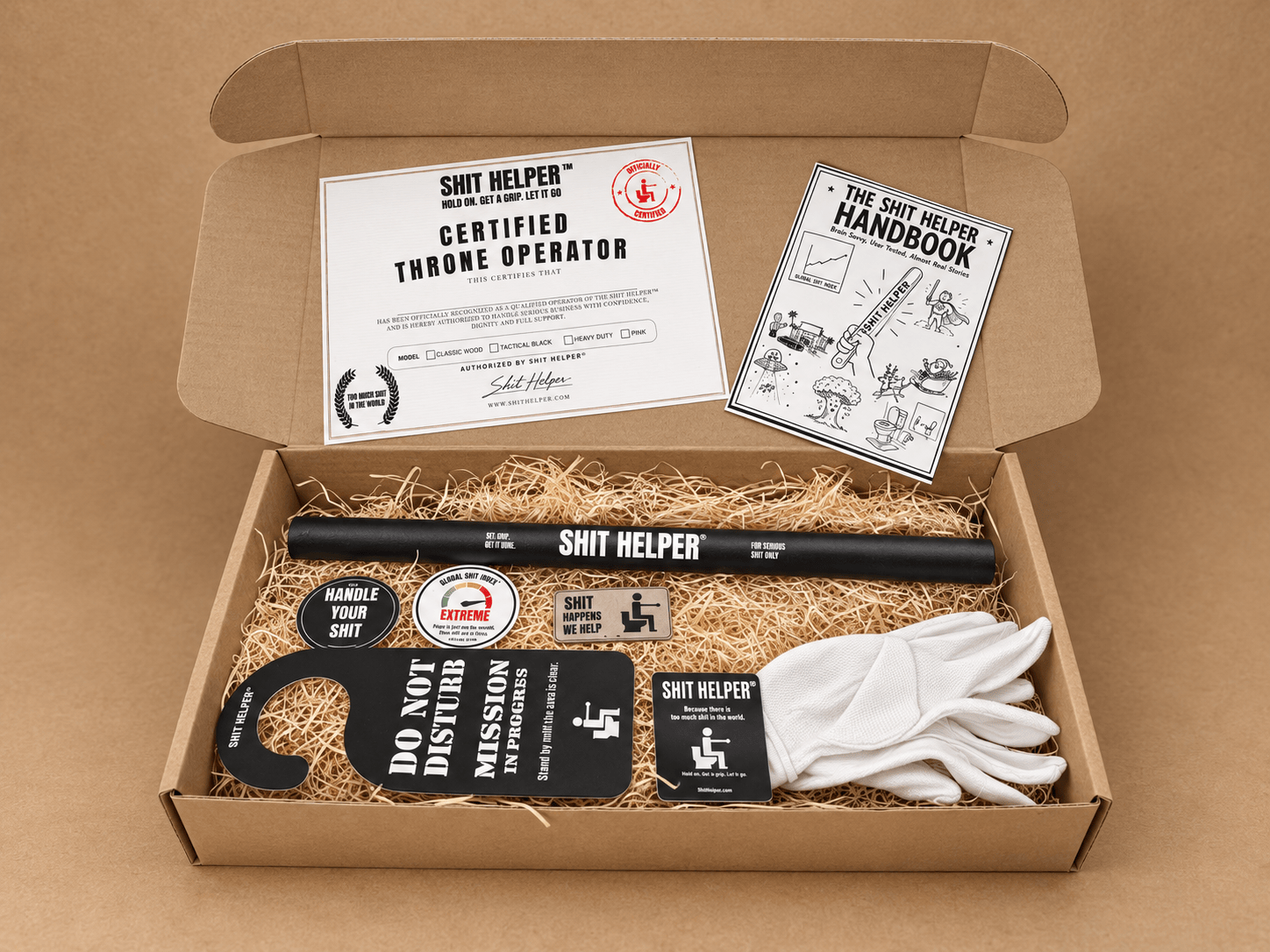 SHIT HELPER™ TACTICAL BLACK